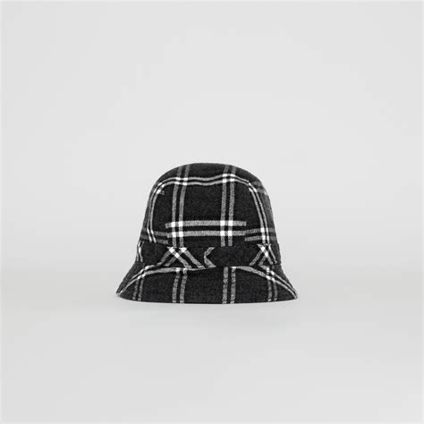 gosha x burberry check flannel bucket hat|Gosha x Burberry Check Flannel Bucket Hat .